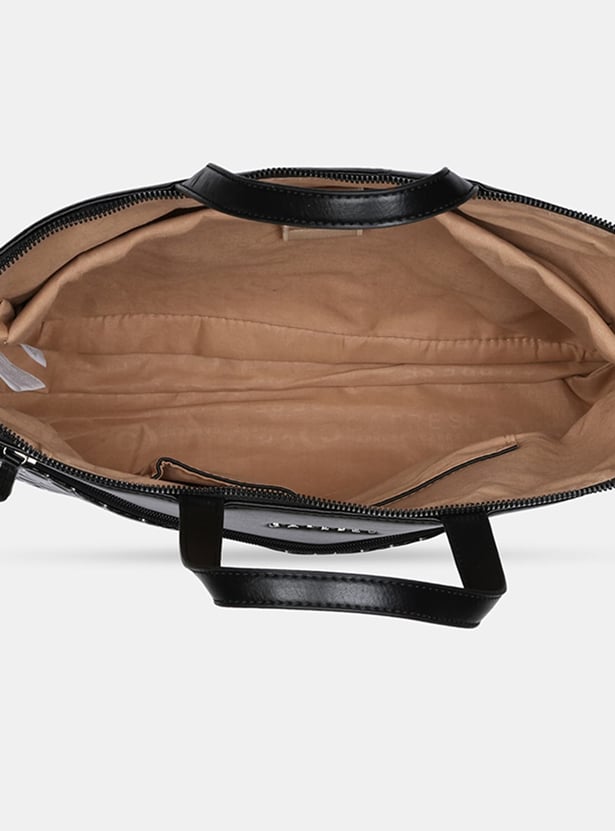 CAPRESE Embossed Laptop Bag