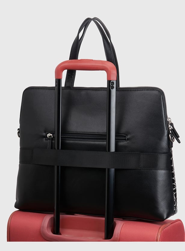 CAPRESE Embossed Laptop Bag