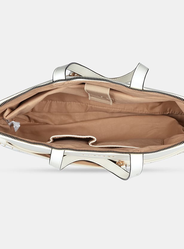 CAPRESE Embossed Laptop Bag