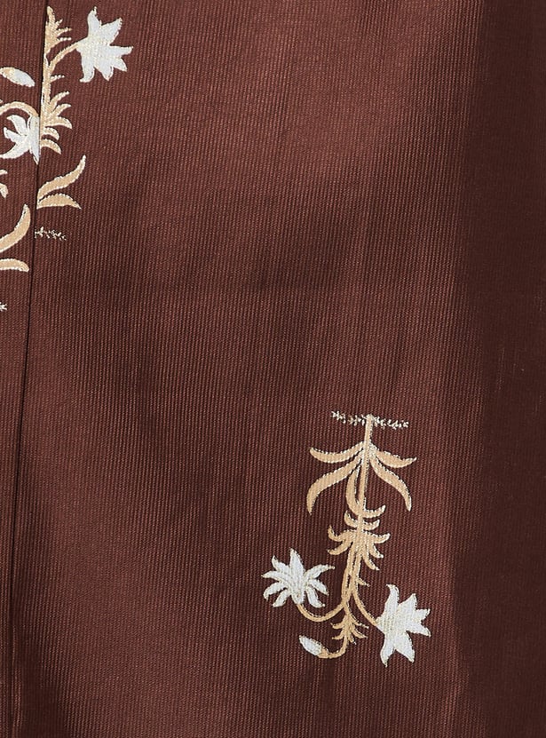 MELANGE Floral Print Straight Kurta