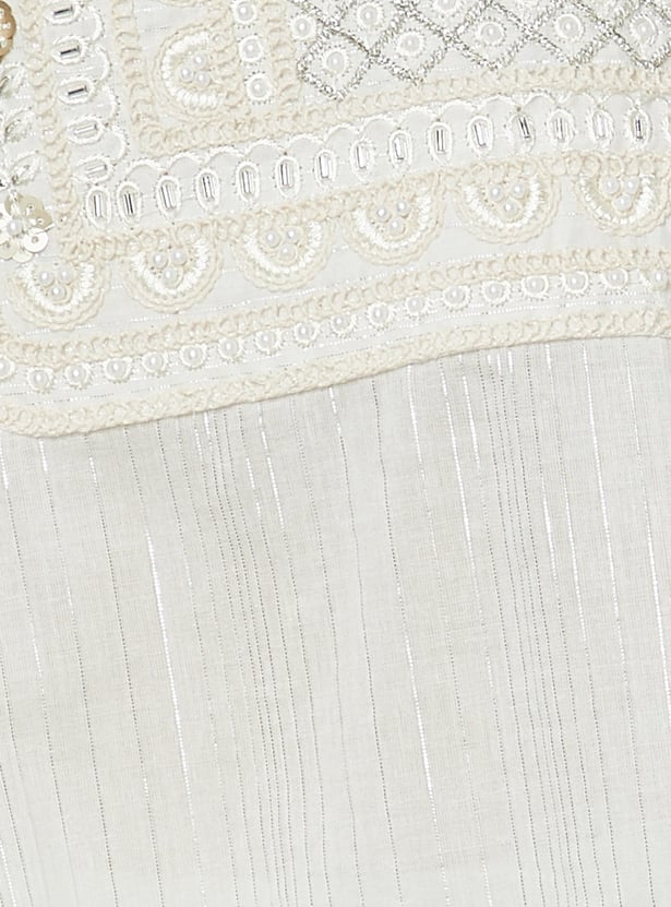 MELANGE Embroidered Kurta Set