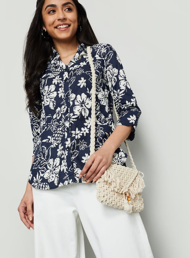 COLOUR ME Floral Print Shirt