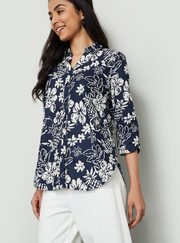 COLOUR ME Floral Print Shirt