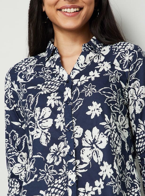 COLOUR ME Floral Print Shirt