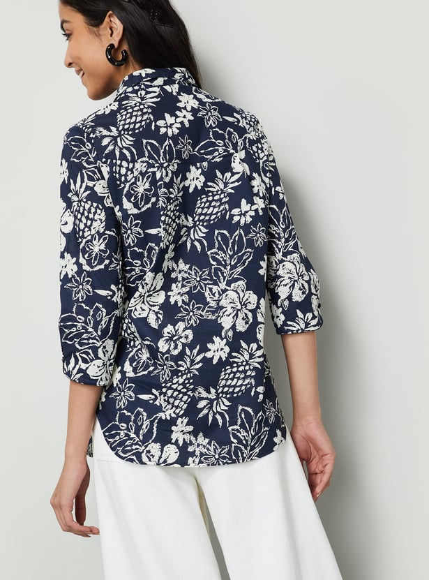 COLOUR ME Floral Print Shirt