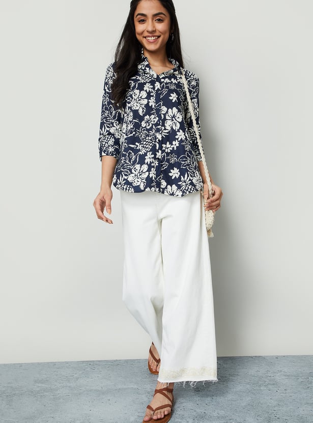 COLOUR ME Floral Print Shirt