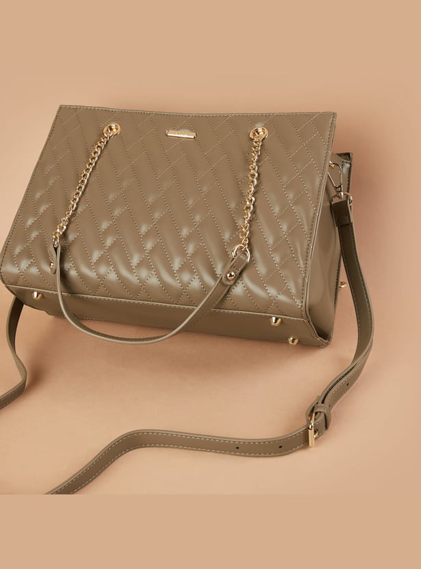 CODE Quilted Shoulder Bag