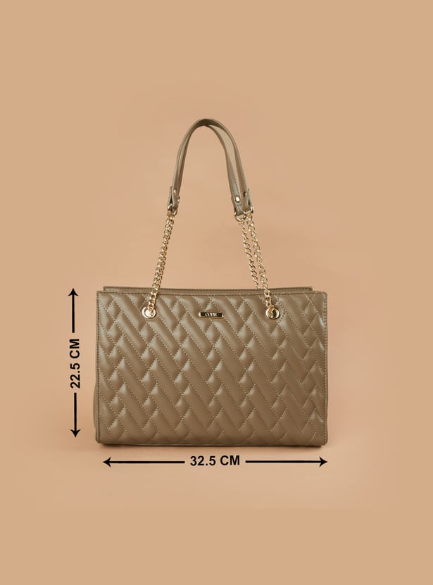 CODE Quilted Shoulder Bag