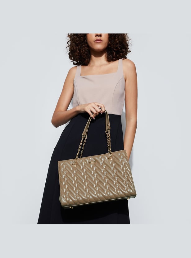 CODE Quilted Shoulder Bag