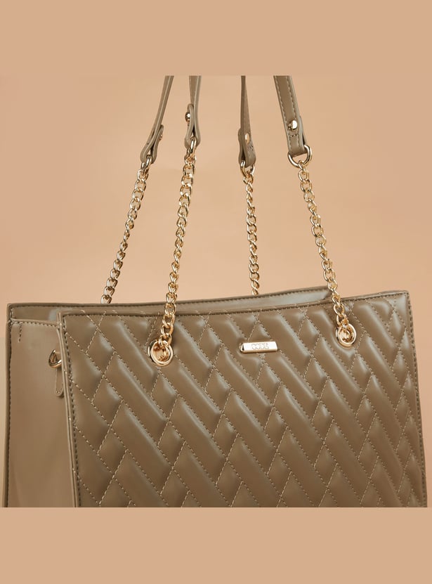 CODE Quilted Shoulder Bag
