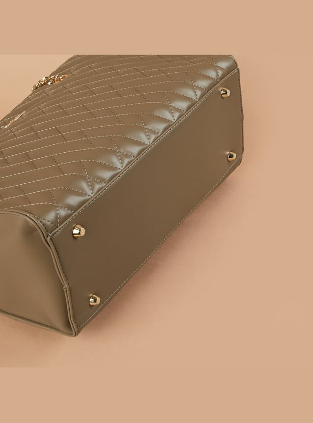 CODE Quilted Shoulder Bag