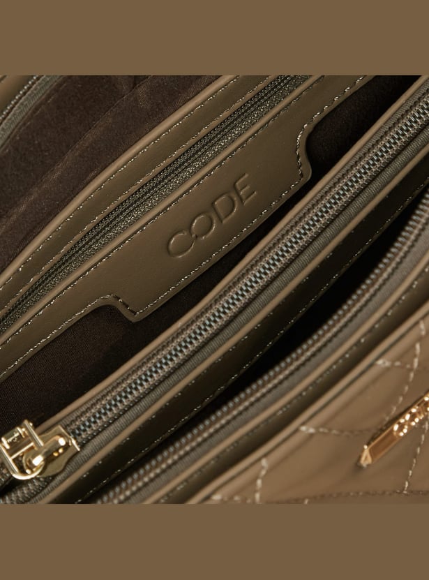 CODE Quilted Shoulder Bag