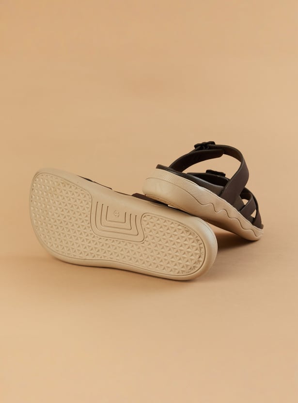 CODE Buckle-Detailed Sandals