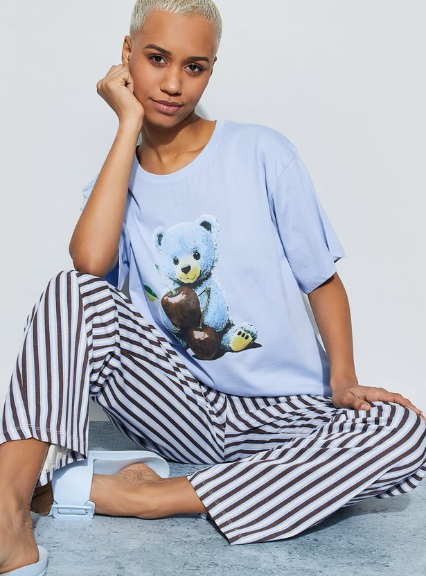 GINGER Printed Night Suit