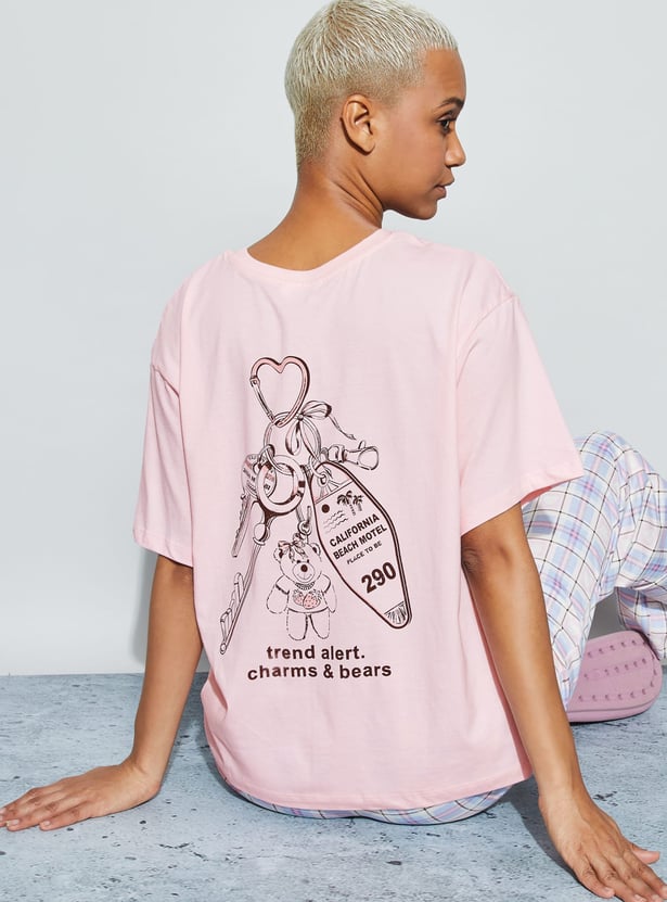 GINGER Back Print Lounge T-shirt