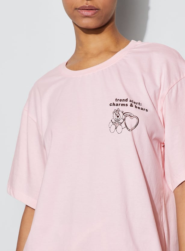 GINGER Back Print Lounge T-shirt