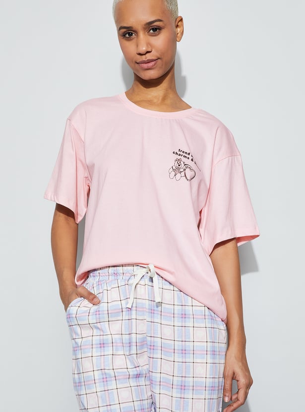GINGER Back Print Lounge T-shirt