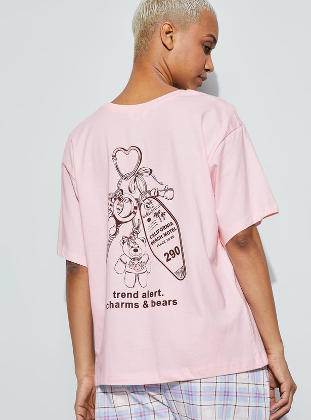 GINGER Back Print Lounge T-shirt