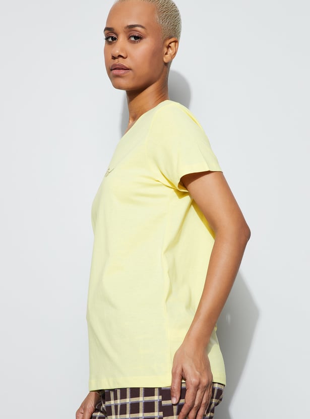 GINGER Typographic Print T-shirt