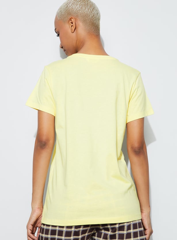 GINGER Typographic Print T-shirt