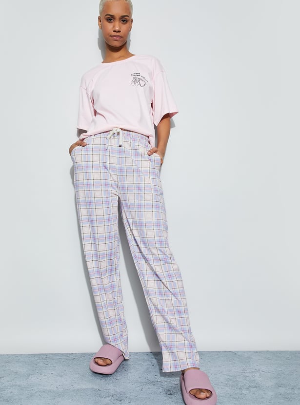 GINGER Checked Pyjama