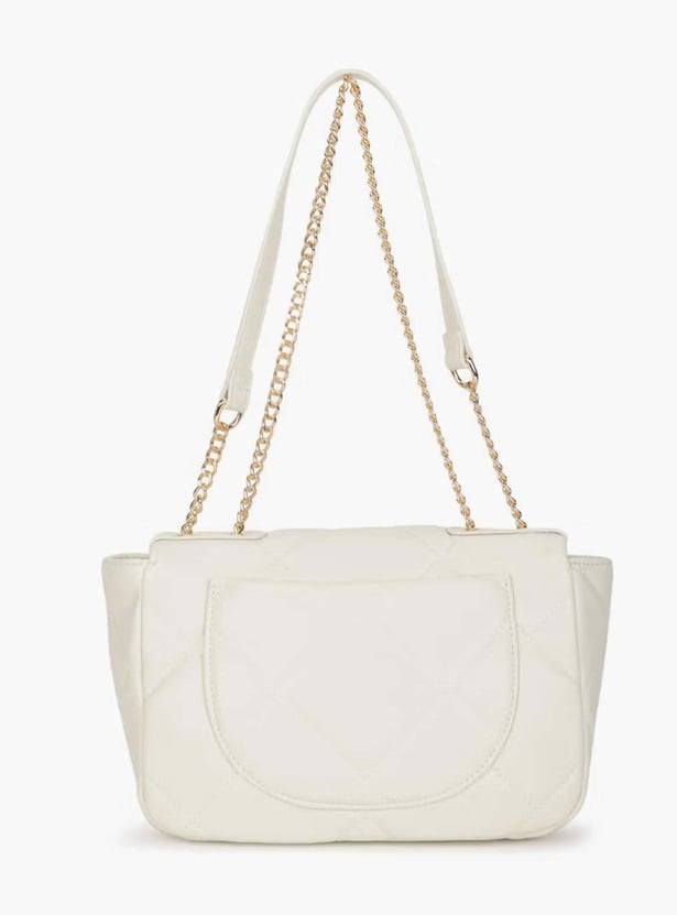 FASTRACK Quilted Shoulder Bag with Chain Strap