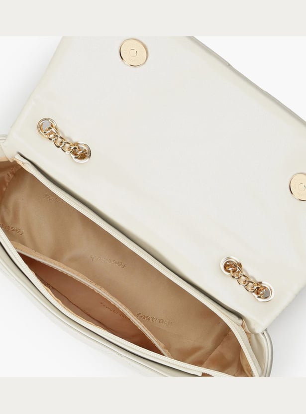 FASTRACK Quilted Shoulder Bag with Chain Strap