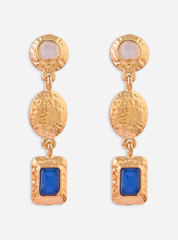 TONIQ Embellished Dangler Earrings