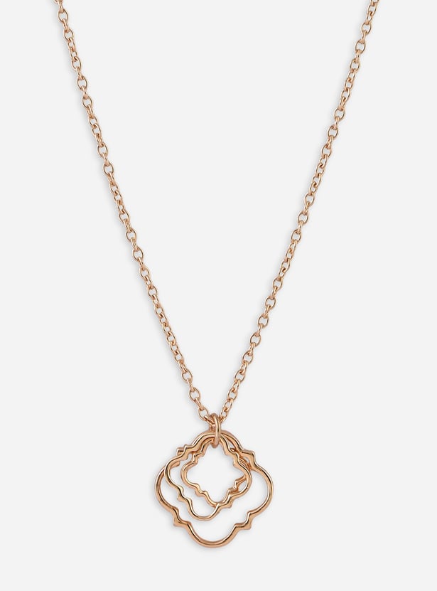 TONIQ Quartefoil Pendants with Chain