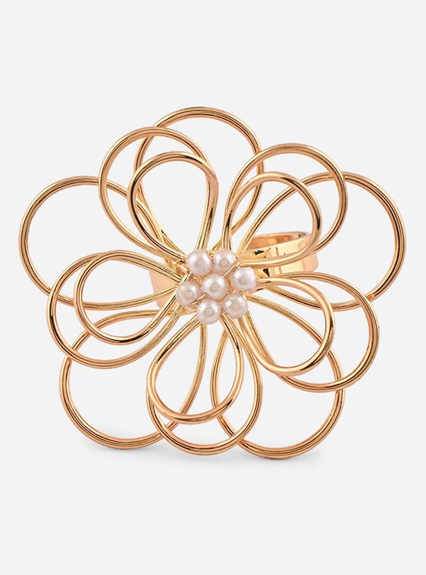 TONIQ Embellished Finger Ring