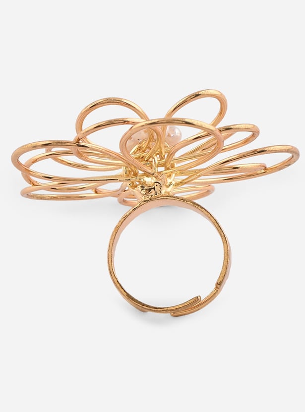 TONIQ Embellished Finger Ring