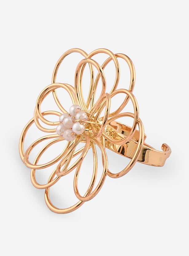 TONIQ Embellished Finger Ring