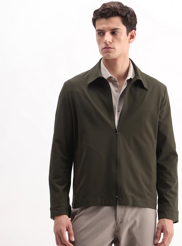 Buy RARE RABBIT Solid Jacket from Rare Rabbit at just INR 5499.0