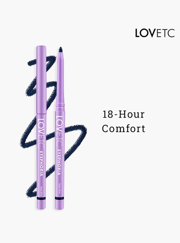 LOVETC Eyephoria Longwear Smudge-Proof Retractable Kajal - Deep Dive - 0.35g