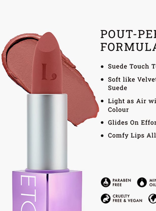 LOVETC Pout, Perfect, Etc High-Definition Matte Lipstick - Solo Date - 4.2g