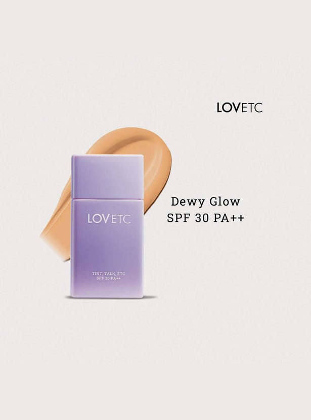 LOVETC Tint, Talk, Etc Radiant Glow SPF 30 Tint Foundation - Light Medium - 30ml