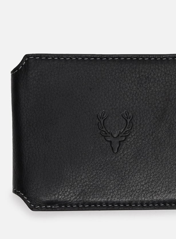 ALLEN SOLLY Leather Bi-Fold Wallet