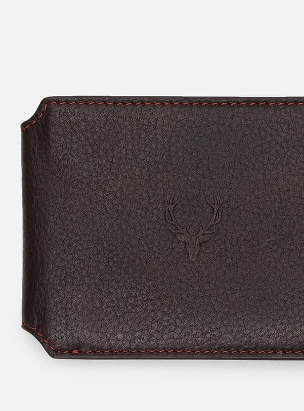 ALLEN SOLLY Leather Bi-Fold Wallet