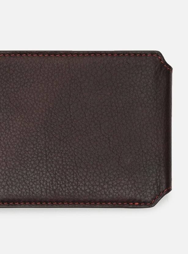ALLEN SOLLY Leather Bi-Fold Wallet