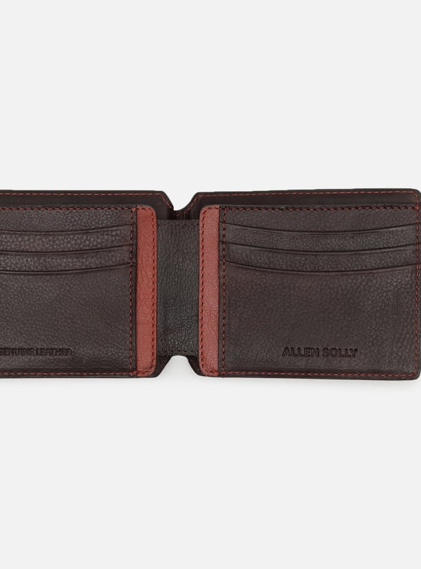 ALLEN SOLLY Leather Bi-Fold Wallet