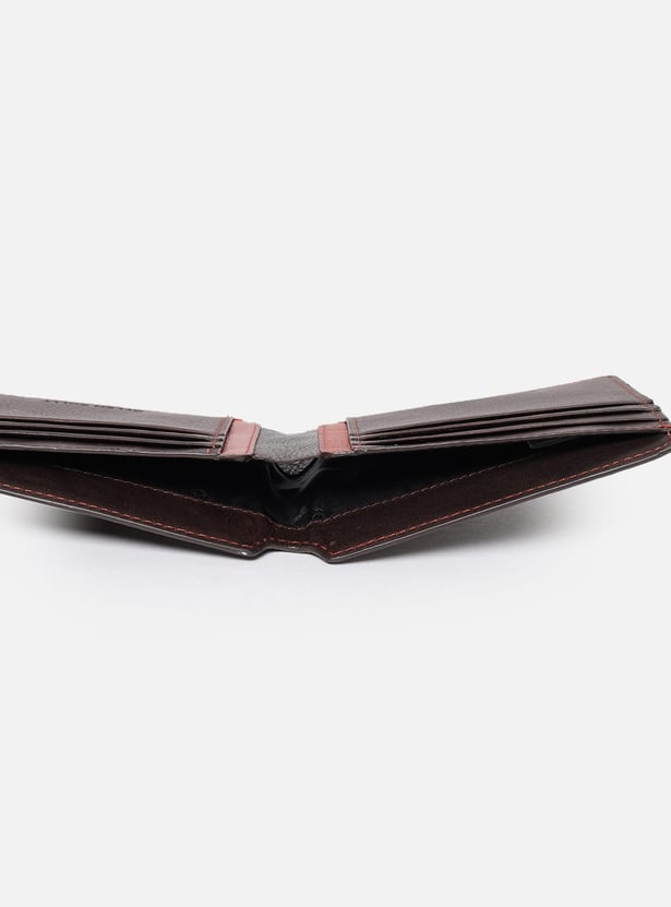ALLEN SOLLY Leather Bi-Fold Wallet