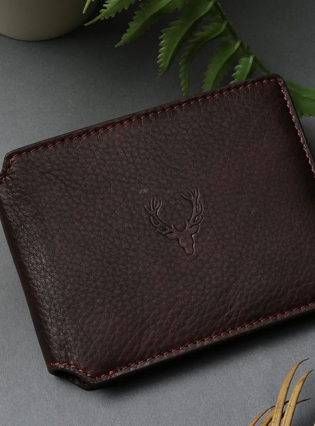 ALLEN SOLLY Leather Bi-Fold Wallet