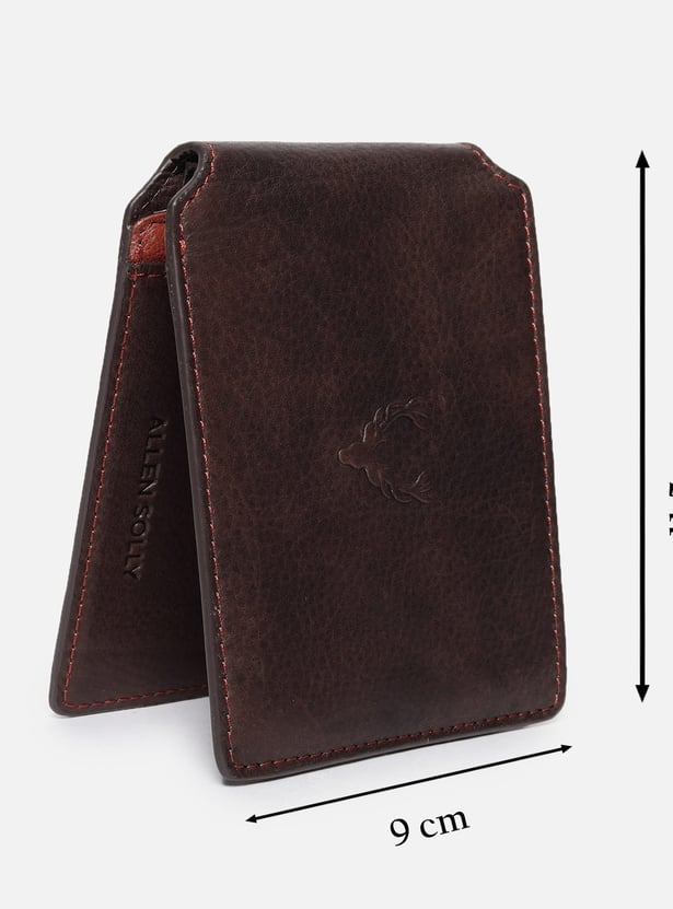 ALLEN SOLLY Leather Bi-Fold Wallet