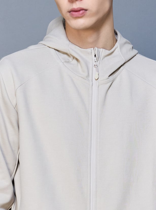CELIO Solid Hooded Sweatshirt