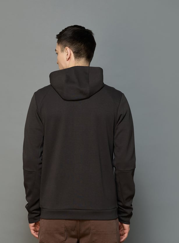 CELIO Solid Hooded Sweatshirt