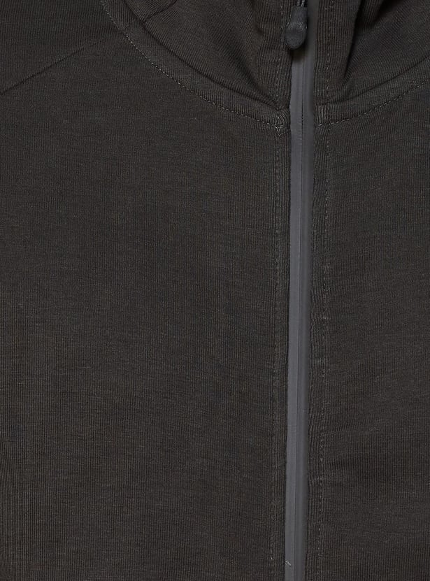 CELIO Solid Hooded Sweatshirt