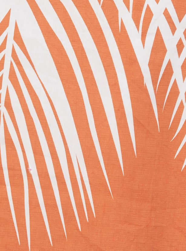 MADAME Printed Buttoned A-line Dress