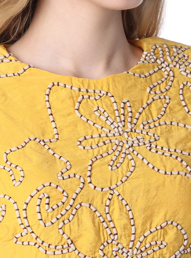 ONLY Embroidered Sheath Dress