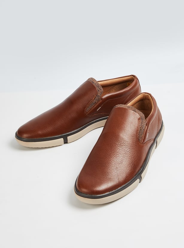 HUSH PUPPIES Solid Slip-Ons