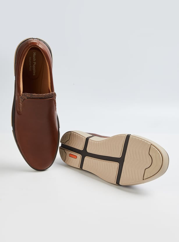 HUSH PUPPIES Solid Slip-Ons